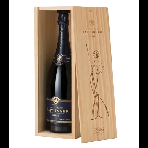 Magnum of Taittinger Prelude Grands Crus 150cl in Limited Edition Grace Kelly Wooden Box